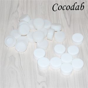 Clear Boxes Silicone Non Pick Wax Контейнеры Пищевые класс 3 мл 5 мл 7 мл мини JAR DAB Waxy JARS концентрат корпуса FDA Approved ECIG