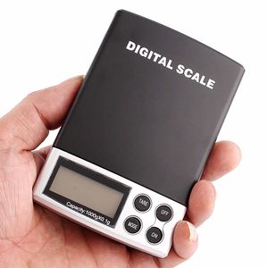 Digital Scale 1000g x 0.1g Jewelry Silver Gold Coin Grain Gram Pocket Size Herb