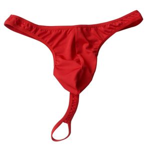 Hot Men Brand New Fashion Men's Underwear Thong G-Strings Sexy Male Briefs T-back Milk Silk Texture Underpants Free Size S923