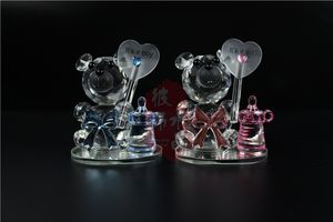 50st K5 Crystal Björn Nippel dop Baby Shower Souvenir Party Chopening Giveaway Gift till Gäst