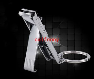 100pcs/lot Fast Shipping Stainless Steel Ultra-thin Foldable Hand Toe Nail Clippers Cutter Trimmer Keychain tools Quality High