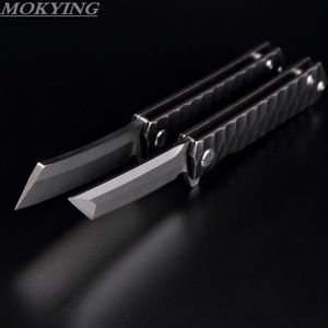 Wholesale tactical folding knives d2 steel for sale - Group buy MOK Quality tactical folding knife D2 blade CNC steel handle Ball bearing outdoor camping survival pocket knife flipper tools