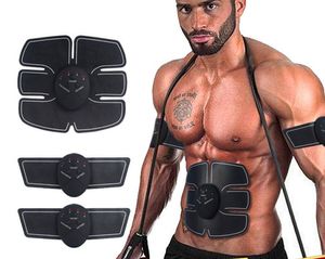 ABS-stimulator Smart Fitness Abdominal EMS Elektrisk muskelstimulering Muskelutövare Bälte Fettbrännare Massager Body Slimming 10Set OPP