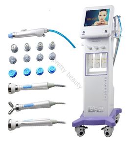 5 i 1 Hydro Microdermabrasion Hydra Facial Machine Dermabrasion RF Microcurrent Ultraljud Djuprengöring Skin Föryngring Ansiktslyft