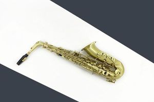 SUZUKI Eb Tune Alto Saxophone Antique Bronze Brushed Silver Plated High Quality Brass Sax Professional Music Instrument With Accessories