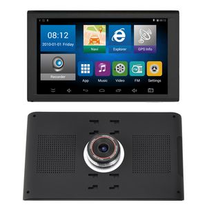 풀 HD 1080p 9 인치 자동차 안드로이드 WiFi GPS 네비게이터 DVR 카메라 비디오 레코더 Bluetooth Avin 트럭 탐색 16GB MAPS266A