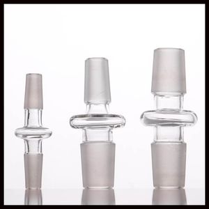 Glass Bongs Adapter Manufacturer mix size 5 type converter to male joint for oil rig water pipe bubbler two