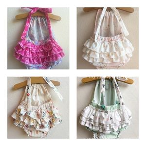 Bebek romper sunsuit achor baskı boho tulum yaz bebeğin moda giyim dış giyim onesies sunsuit bebek sevimli tulum ücretsiz kargo