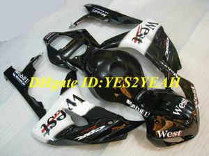 Kit carenatura moto Hi-Grade per Honda CBR1000RR 06 07 CBR 1000RR 2006 2007 CBR1000 ABS Set carenature bianco nero + Regali HH08