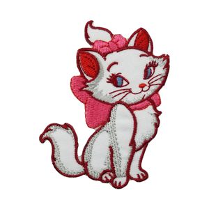 Custom Cartoon Cute Cat Embroidery Sew Iron On Patch Badge Clothes Fabric Transfers Lace Trim Applique