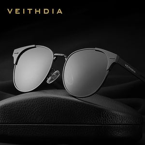 Unisex Retro Aluminum Brand Sunglasses Polarized Lens Vintage Eyewear Accessories Sun Glasses Oculos For Men Women 6109