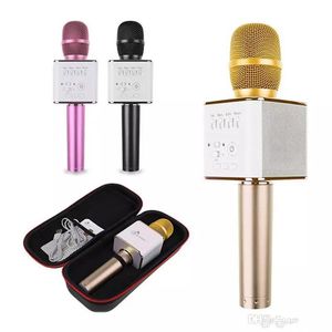 Q9 04 Wireless Karaoke Microphone Bluetooth Speaker 2 in 1 Handheld Sing Recording Portable KTV Player for iOS Android