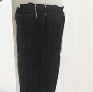 العلامة التجارية Elibess 70g 100g 120g 140g 160g حريري مستقيم مقطع REMY في تمديد الشعر البشري الأسود أشقر اختياري 14 26 DHL