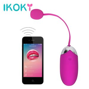 APP Bluetooth Wireless Remote control Multispeed Vibrator Masturbation Sex toys for women female Adult Product USB Rechargeable Y1892702