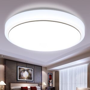9W ~ 24W светодиодные потолочные светильники 85 ~ 265V круглые энергосберегающие спальни гостиная фойе освещение белый свет