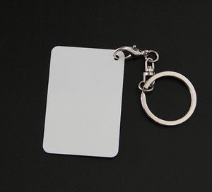 Sublimation Metal Aluminium Keychains blank Customize other printer supplies 1000 pieces