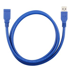 0.3m 1 M 1,5 m Szybki USB 3.0 A Męski do żeńskich Kabel Przedłużający Drut Transfer M / F Cable Blue