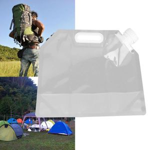 Saco de água potável portátil dobrável de grande capacidade 3L para acampamento esportivo e caminhadas para transporte de água potável ao ar livre