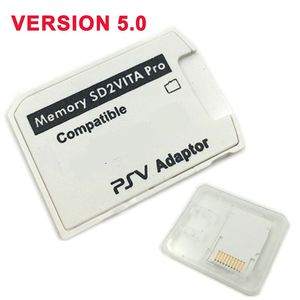 Version 5.0 SD2Vita för PS Vita Memory TF-kort PSVITA PSV 1000 2000 Spelkortadapter 3.60 System MicroSD Snabbt fartyg