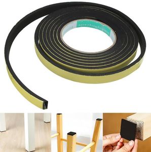 Nya tätningsremsor meter Övriga byggleveranser Fönsterdörrskumhäftande utkast Excluder Strip Tape Adhesives Tape Gummi Väder