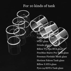 タロット・ナノ・サイオン・ドリズル・ビローV3プラス・フリーマックス・スターレ・プロ・フィラルーク・メッシュ・ホライズン・ファルコン・ビローX RTA Pyro 24 VCST交換Pyrex Glass
