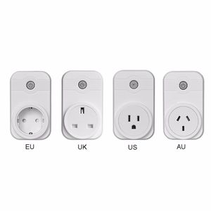 SMART Socket Plug WiFi Trådlös fjärrkontakt Adapter fjärrkontrolluttagsuttaget Timing Switch för smart hemautomatisering med en telefon