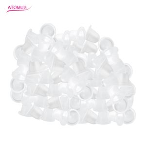 Wholesale small ink caps resale online - 100pcs Tattoo Ink Cups Small Size Silica gel Caps Supply Professional Permanent Tattoo Accessory For Tattoo Machine