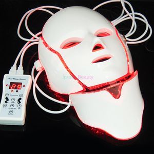 Coreia portátil 7 cores LED pdt bio-luz terapia facial rejuvenescimento máscara de beleza máscara para uso doméstico