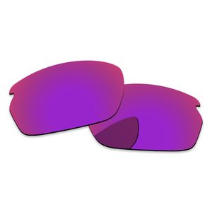 Lenti di ricambio polarizzate a specchio viola rosso per occhiali da sole con montatura in carbonio Protezione 100% UVA UVB