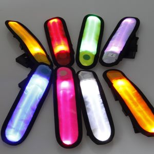 Reflektierende Gitter-Nylon-LED-blinkende Nachtsicherheits-Armband-Armbinde für Sport, Radfahren, Laufen, Wandern, 8 Farben, DHL, FEDEX, EMS, KOSTENLOSER VERSAND