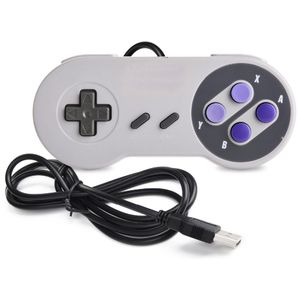 USB Controller Gaming Joystick Gamepad för SNES Style Gamepad Windows PC Mac Computer Control Joysticks High Quality Fast Ship