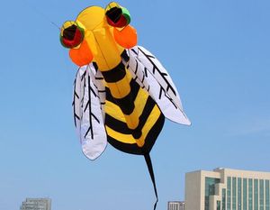 Высокое качество 3M пчела мягкие кайт летающие игрушки с управлением стержневой линии алмазное лицо динозавров воздушные катушки королевы кайт рождественские игрушки