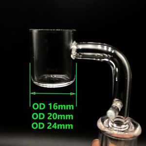 New 100% real quartz Enail Banger With Hook Female Male 10mm 14mm 18mm Quartz E Nail Banger Nails For Coil Heater Glass Bongs