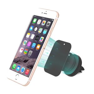 50 sztuk Universal Car Mount Logo Drukowanie One Step Montaż Wzmocniony Magent Magnetyczny Powietrze Wentylacyjna Uchwyt na telefon dla iPhone