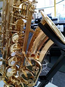 Jupiter JAS-1167 Mosiądz złoty Lakier Saksofon Alto Eb Tube Wysokiej Jakości Instrument Muzyczny Przyciski Pearl Saksofon Z Akcesoriami Case