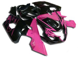 Livre personalizado kit faring para SUZUKI GSXR600 GSXR750 04 05 K4 aftermarket GSX-R600 / 750 2004 2005 preto vermelho carenagens de chamas definir VQ70