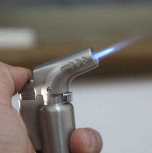 Creative Spray Gun Butane Gas Torch Lighters Släckare-Typ Refillerbar metall Vindtät cigarettändare Torch Brandgrillverktyg.