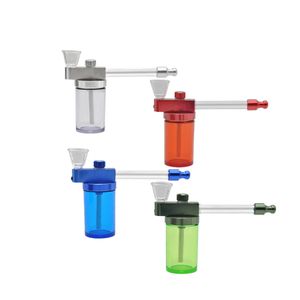 Metal Smoking Water Pipe Mini Cigarette Tobacco Water Pipes protable Oil Rigs bongs pipe detachable for easy cleaning