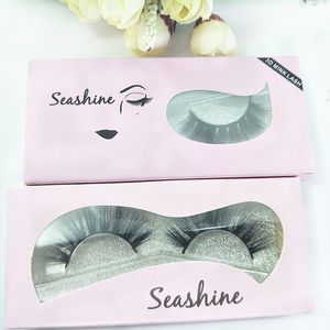 Seashine Natural False Curling Thick Eyelashes Fake Beauty D Mink Lashes Strips Makeup Tools Korean Cosmetics