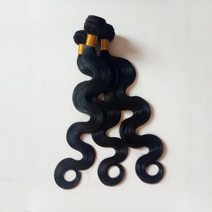 ブラジル人の人間の髪の毛延長体波ヨーロッパの自然な黒100g Pc pc ロット滑らかで柔らかいスケールのスケール工場価格売上高