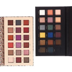 Handaiyan 2018 Nya 18 färger Solnedgång Earth Tone Eyeshadow Pallete för Kvinnor Skönhet Makeup Kosmetika Drop Shipping