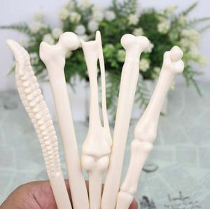 Nyhetspenna Skriva Tillbehör Bone Shape Ballpoint Pennor Partihandel Nya Barn Present Skola Kontor Studentpapper