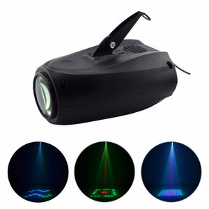 Mini 64 LEDs RGBW Sound Active 24 Lattice Patterns Projector Lights Disco Home Club Party DJ Show Stage Lighting