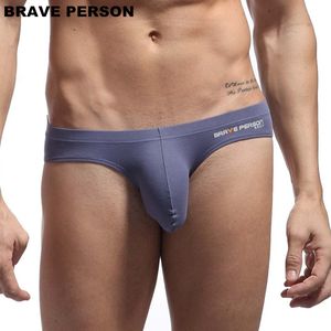 Homens quentes Sexy Underwears Briefs U Convexo Big Penis Bolsa Design Wonderjock Algodão Briefs Bikini para Masculino Branco Azul Preto