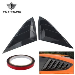 PQY - Bakfönster kvarts sida Ventfönster Louvers Scoop Cover för Honda Civic 10th 2016 2017 Bilstyling delar PQY-WLS03 / 04