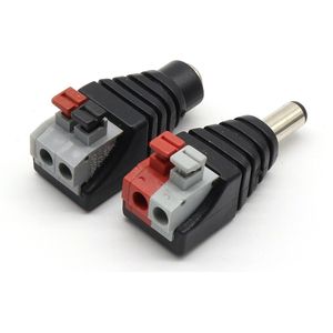 DC Male Female Lighting Accessories Connector mm Power Jack Adapter Plug Single Color LED Strip