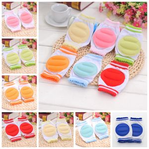 7 colors Toddlers knitting Sponge kneepads baby anti-slip Knee Pads infants crawling safty protection props knitting elbow pad mat AAA497