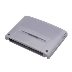 Grey Game Cartridge Case Replacement Plastic Card Shell For SFC SNES System DHL FEDEX EMS FREE SHIP
