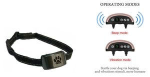 Wholesale bark collars for small dogs resale online - No Bark Collar with vibration and sound for rechargeable Bark Control For Small Medium And Large Dogs