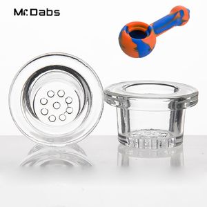 High Borosilicate Glass Bowl Smoking Accessories for Silicone Smoke Pipe Hand Pipe Hookah Bongs